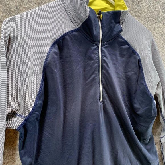 Polo Ralph Lauren Sweater Men's Large Adult Blue Zip Sweatshirt Outdoors RLX - Picture 2 of 11